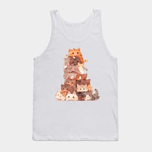 Cutest Cat pile Tank Top